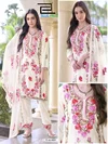 Amanat By Blue Hills Rayon Embroidery kurti With Bottom Dupatta
